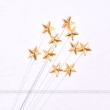 Set 5 que cắm bánh hình ngôi sao, trái tim mini - QCB0001