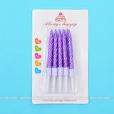 Nến sinh nhật xoắn nhũ (1 hộp 10 chiếc) - NEN0008