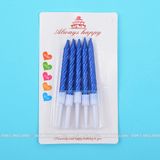 Nến sinh nhật xoắn nhũ (1 hộp 10 chiếc) - NEN0008