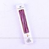 Nến sinh nhật hình lượn sóng ánh nhũ (1 hộp 6 chiếc) - NEN0009