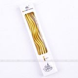 Nến sinh nhật hình lượn sóng ánh nhũ (1 hộp 6 chiếc) - NEN0009