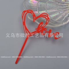 Set 10 chiếc Chữ mika Love - TOP0024