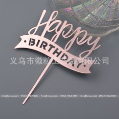 Set 10 chiếc Chữ mika Happy Birthday - TOP0028