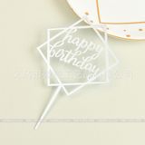 Set 10 chiếc Chữ mika Happy Birthday - TOP0029