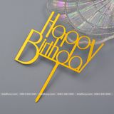 Set 10 chiếc Chữ mika Happy Birthay - TOP0031