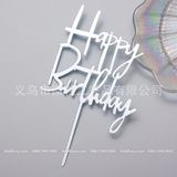 Set 10 chiếc Chữ mika Happy Birthday - TOP0032