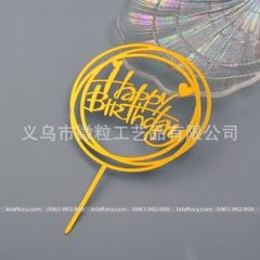 Set 10 chiếc Chữ mika Happy Birthday - TOP0035