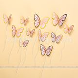 Que cắm hình bướm trang trí bánh - QCB0048