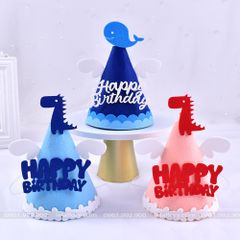 Mũ sinh nhật 3D mini phong cách Hàn Quốc - MDD0001