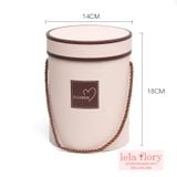 Hộp giấy trụ tròn có nắp Flower - THH0037