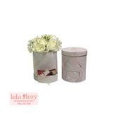 Hộp trụ ngăn kéo vân đá - THH0043