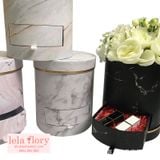 Hộp trụ ngăn kéo vân đá - THH0043