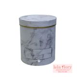 Hộp trụ ngăn kéo vân đá - THH0043