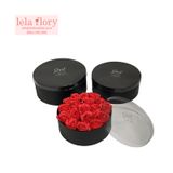 Bộ 3 chiếc hộp tròn nắp Mica Just for you - THH0044