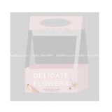 Túi mika xách cắm hoa - THH0053