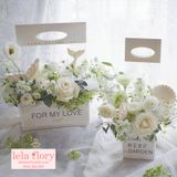 Túi mika xách cắm hoa - THH0053