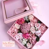 Bộ 2 chiếc hộp vuông mặt mika (1 set 2 cái) - THH0055
