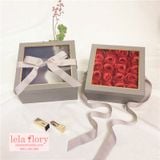 Bộ 2 chiếc hộp vuông mặt mika (1 set 2 cái) - THH0055