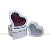 Bộ 3 chiếc hộp tim méo cắm hoa, đựng quà - THH0056