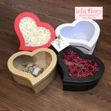 Bộ 3 chiếc hộp tim méo cắm hoa, đựng quà - THH0056