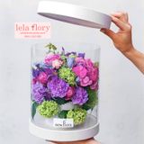 Hộp trụ Mika 2622 cắm hoa - THH0057