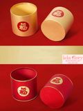 Hộp trụ cắm đào đông Tết (1 set 2 cái) - THH0059