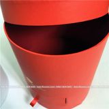Hộp trụ tròn cắm hoa có ngăn kéo Flower for you, hộp đựng quà tặng - THH0066