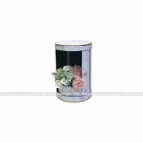 Hộp trụ tròn có cửa xếp cắm hoa, hộp đựng quà độc đáo - THH0075