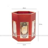 Hộp giấy hình lục lăng cắm hoa Tết (1 chiếc) - THH0090
