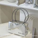 Túi giấy hình chữ nhật ngang màu Bạc (1 chiếc) - THH0092