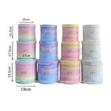 Bộ 3 hộp trụ tròn Galaxy chữ Just for you - THH0096