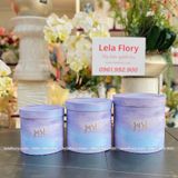 Bộ 3 hộp trụ tròn Galaxy chữ Just for you - THH0096