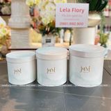 Bộ 3 hộp trụ tròn Galaxy chữ Just for you - THH0096