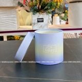 Hộp trụ tròn mini size 11cm Be Happy loang cắm hoa tươi, hoa sáp - THH0099