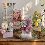 Túi giấy hộp vuông cắm hoa, đựng quà - THH0106