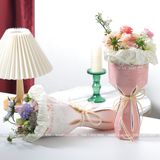 Hộp làm bó hoa tươi, hoa sáp 1 set 5 túi (Mẫu mới) - THH0108