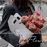 Túi xách màu Trắng HOT TREND đựng hoa (1 chiếc) - THH0109