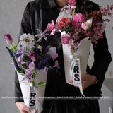 Bìa cứng làm hộp hoa ốc quế  (1 xấp 10 tờ) - THH0110