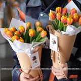 Bìa cứng làm hộp hoa ốc quế  (1 xấp 10 tờ) - THH0110