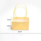 Túi hình chữ nhật quai nhựa cắm hoa - THH0114