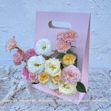 Túi giấy chữ nhật cắm hoa tươi, hoa sáp (1 chiếc) - THH0116