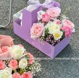 Túi 2 ngăn đựng hoa và bánh kem - THH0118