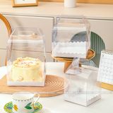 Hộp mika đáy sóng (hộp không kèm hoa, bánh) -  THH0119