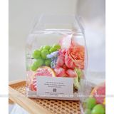 Hộp mika đáy sóng (hộp không kèm hoa, bánh) -  THH0119