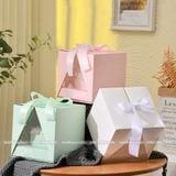 Hộp vuông mở đôi chuyên dùng cắm hoa tươi, hoa sáp (size 20cm) - THH0122