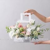 Túi xách trong suốt quai nhũ sang chảnh -  THH0123
