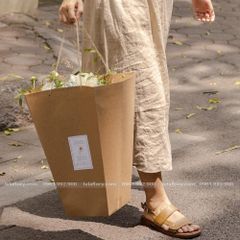 Túi giấy Kraff hình thang đựng bó hoa - THH0129