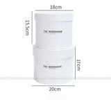Hộp trụ bạc THE ROSEMADAM cắm hoa tươi, hoa sáp (không bao gồm hoa) - THH0133