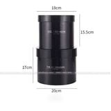 Hộp trụ bạc THE ROSEMADAM cắm hoa tươi, hoa sáp (không bao gồm hoa) - THH0133
