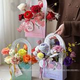 Túi vòm hoa viền chữ chuyên cắm hoa tươi, hoa sáp -  THH0134